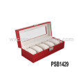 high quality leather watch boxes for 5 watches wholesales from China manufacturer